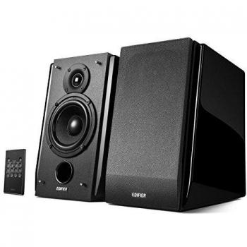 Edifier R1850DB - Altavoz de estantería activo con entrada Bluetooth y óptica - Altavoz de monitor de estudio 2.0 - Amplificador integrado con salida de subwoofer