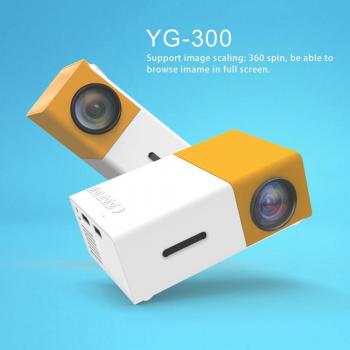 Miniproyector LED Ultra Portátil HD 1080P con HDMI y USB para Cine en Casa