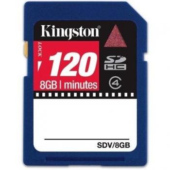 Kingston Technology 8GB SDHC Video 8GB SDHC memoria flash - Tarjeta de memoria