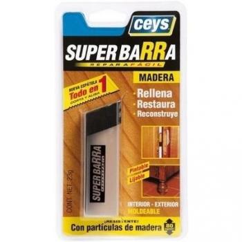 Ceys - SUPERBARRA reparadora - Alta resistencia - Masilla para Madera – Rellena, Restaura y Reconstruye – 23 G