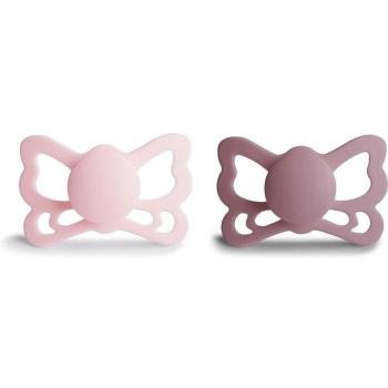 Pack de 2 chupetes anatómicos Frigg Butterfly Silicona 6-18 meses