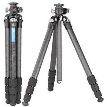 Trípode de Carbono Leofoto Ranger LS-284CVL con Columna Central Inclinable
