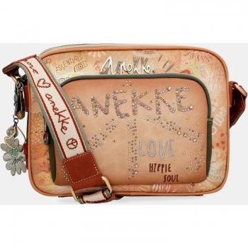 Anekke - Bolso bandolera de 3 cpts Flowers