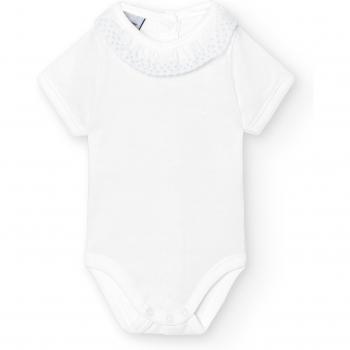 Pack de 2 bodys de bebé Babidú manga corta y cuello batista