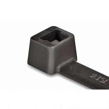 Bridas Hellermann Tyton T120S de Nylon 225x7.6mm, UV-estabilizadas, color negro, paquete de 50 unidades