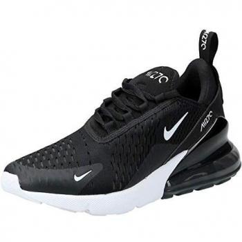 Nike Air Max 270 Ladies Trainers Black/White Size 4 Female