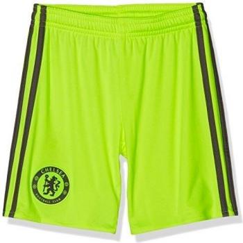 adidas Chelsea Gk Sho 16 Y - Pantalón corto portero para niños de 7-8 años, color amarillo / rojo