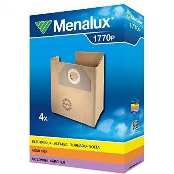 Bolsa para Aspiradora Menalux 1770P, 4 piezas, compatible con varias marcas, recolección de polvo