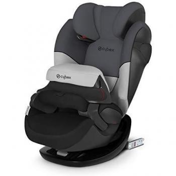 Cybex - Silla de coche grupo 1/2/3 Pallas M-Fix, silla de coche 2 en 1 para niños, para coches con y sin ISOFIX, 9-36 kg, desde los 9 meses hasta los 12 años aprox.Gray Rabbit