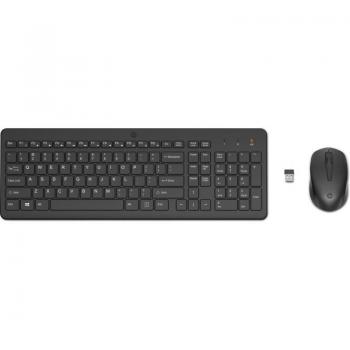 Kit Teclado y Ratón Inalámbricos HP 330, 2.4 GHz, Sensor Óptico 1600 DPI, Plug and Play, Compatible con Windows 10 y 11, Negro