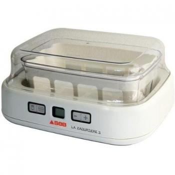 Seb Duetto YG500100 - Yogurtera para 8 frascos, 30 W, 1 L, blanco