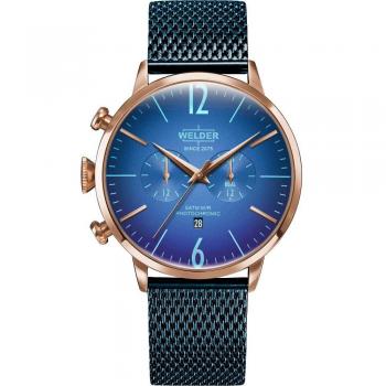 Reloj Welder Hombre Analogico Cuarzo con Correa de Acero Inoxidable WWRC418 (45mm)
