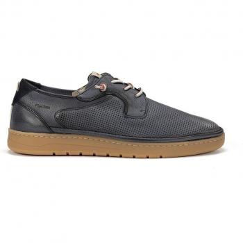 Fluchos F1947 Zapatos de Cordones de Hombre en Azul Marino Piel