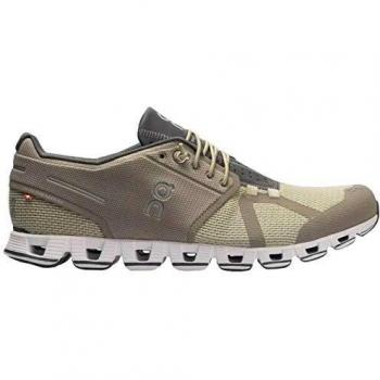 On Running Cloud Mesh Men's Low-Top Sneakers - Kaki Color, Size 41