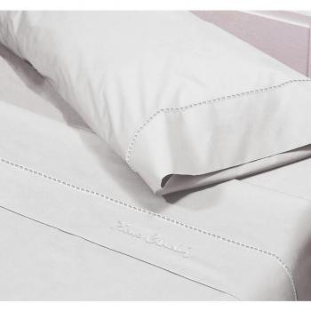 Pierre Cardin Juego de sábanas Arcadia 180-Color Blanco, Algodón, Cama 180 cm