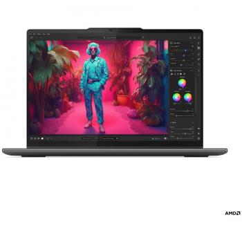 Laptop Lenovo Yoga 7 2-en-1 14 AMD Ryzen 7 8840HS, pantalla WUXGA OLED de 400 nits glossy, 16 GB LPDDR5X-6400, SSD de 512 GB