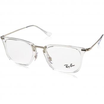 Ray-Ban 0RX7141, Monturas de Gafas para Hombre, Marrón