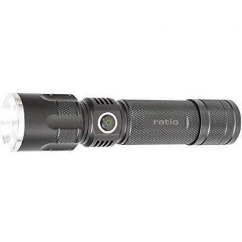 Ratio Linterna led cree+COB 300 LM