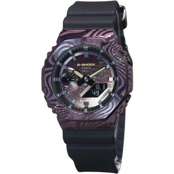 Reloj Casio G-Shock Milky Way Galaxy Edición Limitada Multicolor Dial Cuarzo GM-2100MWG-1A 200M para Hombre