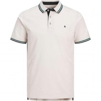 Polo de Manga Corta Jack & Jones Paulos para Hombre - Color Moonbeam