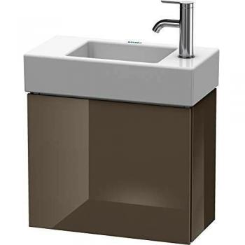 Mueble Bajo Lavabo Duravit L-Cube 48x24x40cm, Suspendido, Puerta Izquierda, Gris Flanelle Brillante