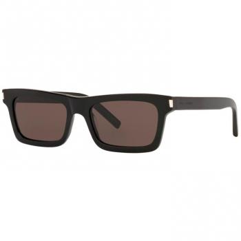 Saint Laurent SL 461 Betty Sunglasses - Shiny Black, Unisex, Black Female, Size: ONE SIZE (54 MM)