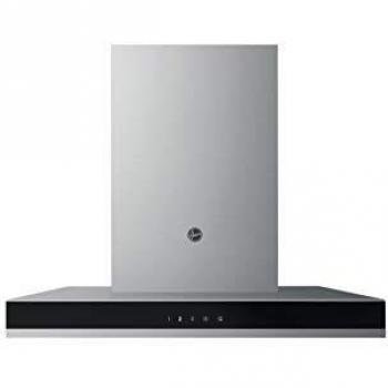 Campana Decorativa Hoover HTS6CBK3X - 60 cm - Acero Inoxidable + Vidrio - 66 dB máx - 4 velocidades - Iluminación LED Blanca