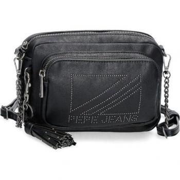 Bandolera grande doble compartimento Pepe Jeans Donna Negro