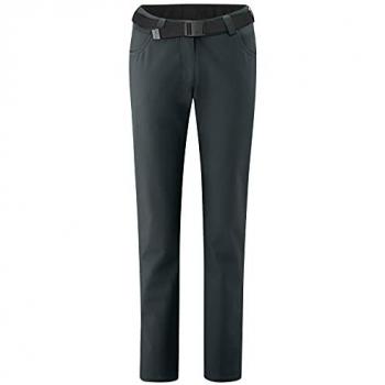 Maier Sports Women's Perlit Softshell Pants - Warm, Windproof, Regular Fit, Graphite
