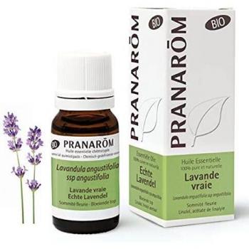 Pranarôm Aceite esencial Lavanda Bio, 100% Quimiotipado, Lavandula angustifolia, articulaciones y músculos, cuidados de la piel, difusión atmosférica, equilibrio emocional, 10 ml