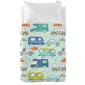 Juego de Sábanas HappyFriday Moshi Moshi Holidays Multicolor Cama 80/90 2 Piezas