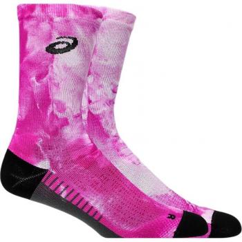 Calcetines Asics Performance Crew para Correr Rosa y Blanco, Talla 2