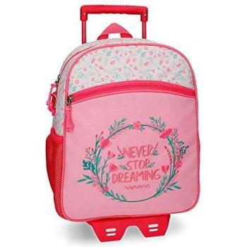 Mochila pequeña con carro Movom Never Stop, 33 cm, Rosa