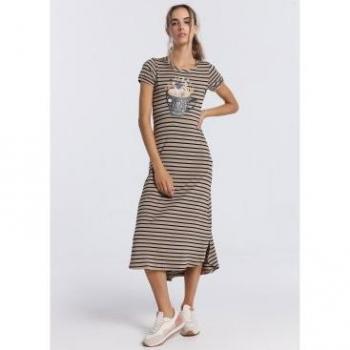 Vestido Largo a Rayas Lois Jeans - Modelo 132974