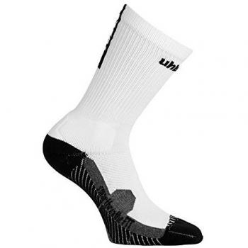 Calcetines bajos Uhlsport Tube It con Grip, Unisex, Blanco/Negro, Talla 41-44