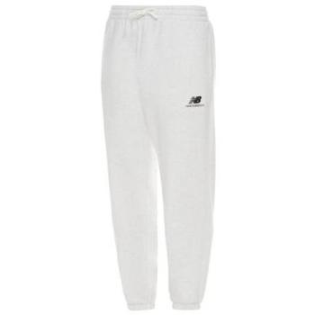 Pantalón Deporte Hombre New Balance Gris Uni-ssentials Blanco Puro 4