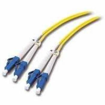 Cable de fibra óptica Duplex LC-LC OS2 (9/125µm) 15m LSOH amarillo