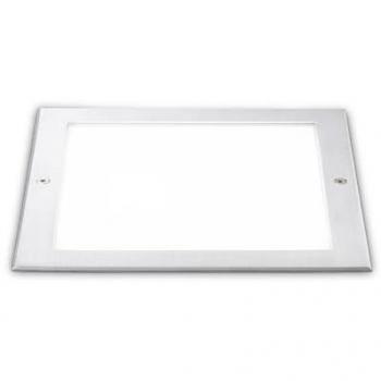 Luz de suelo empotrada para exteriores LED Taurus, acero cuadrado ancho, 2700Lm, 3000K, IP67