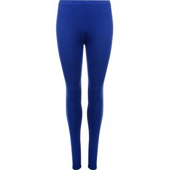 WearAll - Mujeres Tallas Grandes Stretch Leggings Largos - Azul Real - 44-46