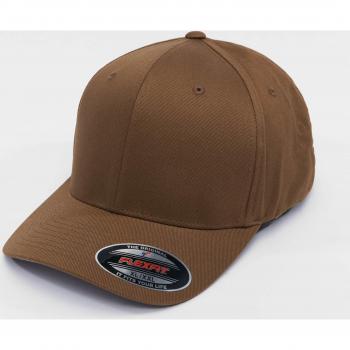 Flexfit Wooly Combed Flexfitted Cap - Brown
