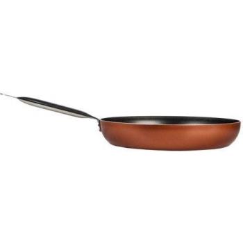 Moneta Zecchino, Sartén Profunda, Aluminio antiadherente, Cobre, 36 cm