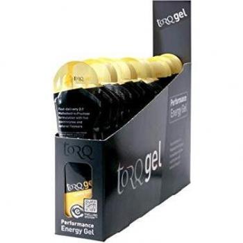 TORQ Unisex's Energy Gel, Lemon Drizzle, 15 x 45g