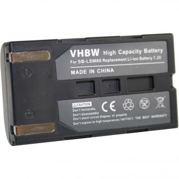 BATERÍA compatible con SAMSUNG VP-D351 / VP-D351i / VP-D352 etc. sustitye SB-LSM80