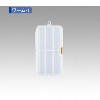 Caja de Gusanos Meiho L (186x103x34mm) Transparente