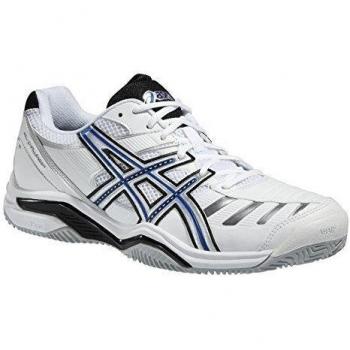 Asics Zapatillas de Tenis Gel-Challenger 9 Clay Blanco / Azul / Plata EU 41.5