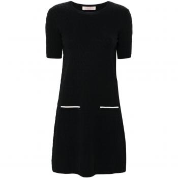 Valentino Women's Toile Iconographe Mini Dress in Blue | Size Large