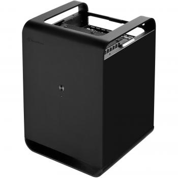 SilverStone SST-CS01B - Carcasa de ordenador de almacenamiento Mini-ITX, negro