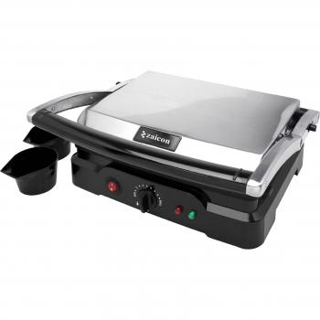 Zaicon SPG-2000 - Grill panini antiadherente y barbacoa, 180º, color negro