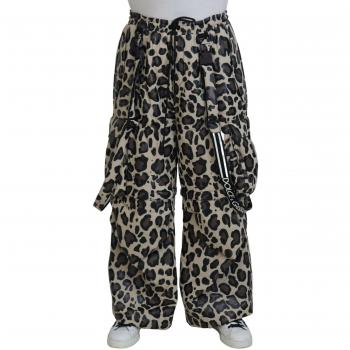 Dolce & Gabbana Multicolor Leopard Print Snow Pants - IT48 | M, Wide Trousers, male, Sizes: M