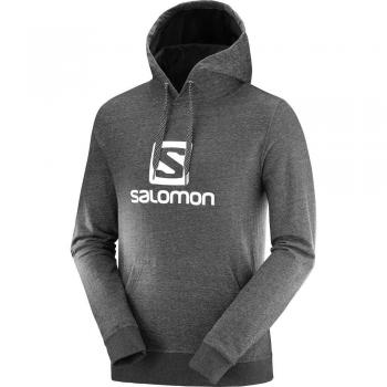 Salomon Logo Hoodie M - Sudadera, Hombre, Negro